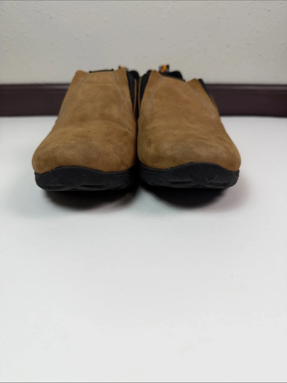 Merrell Jungle Leather Slip On Brown Nubuck Comfort Casual Walking Outdoor Size6